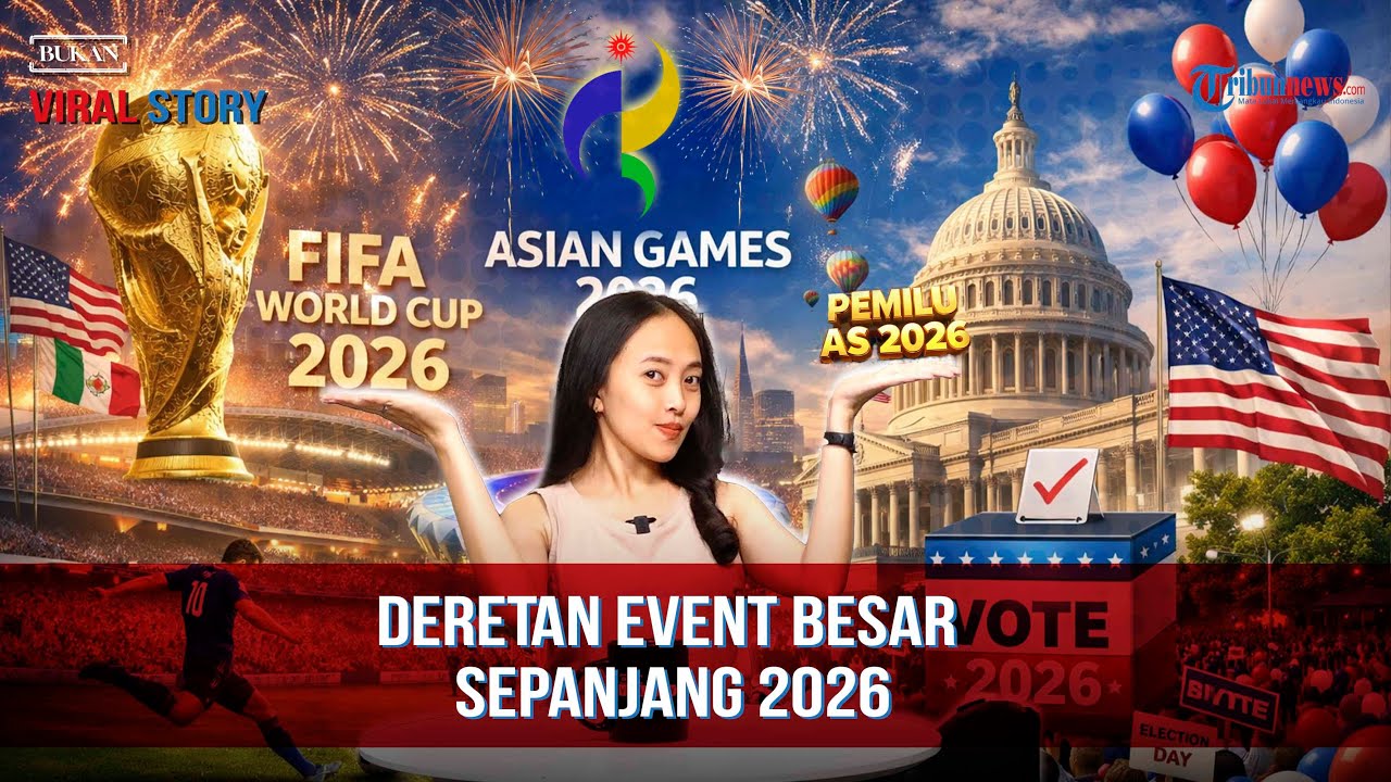Atlet dari berbagai negara bertanding dalam event olahraga dunia 2026 di stadion internasional penuh penonton